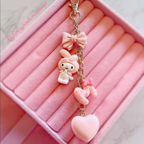 My melody handmade macaroon keychain - Picture 2 of 2